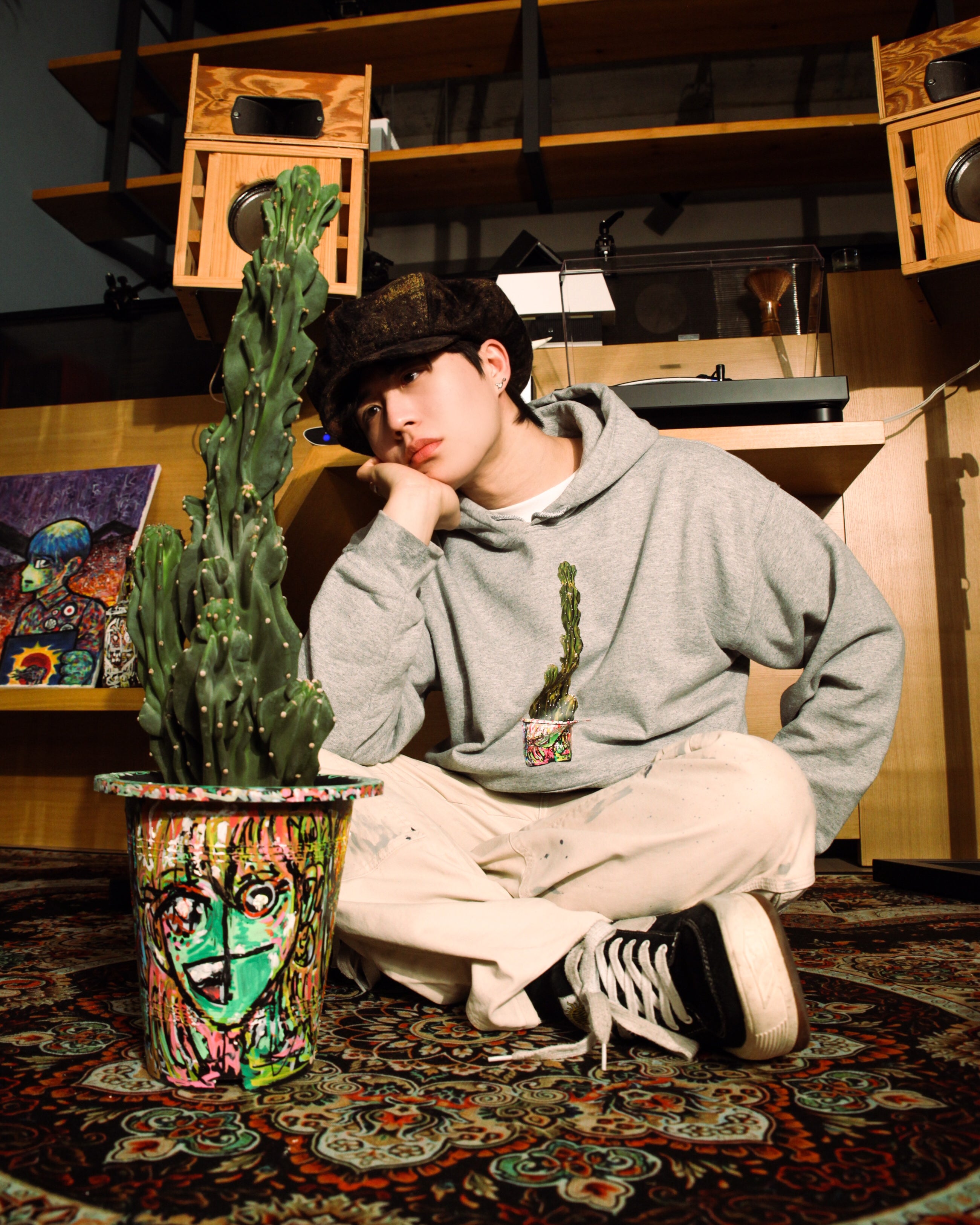 [Glitched Cactus] Hoodie