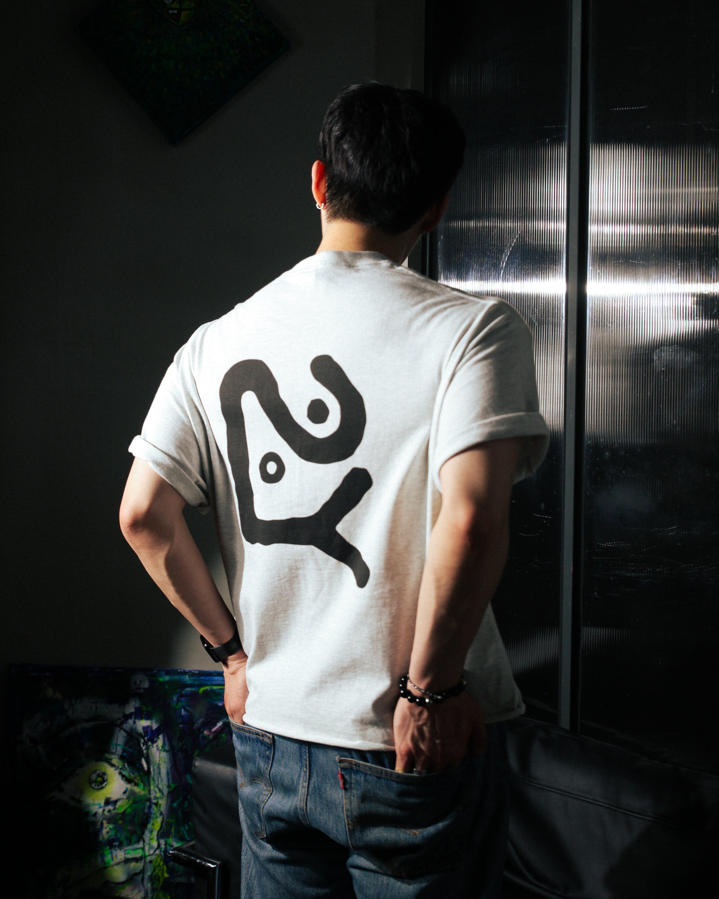 [Goodnight, puff] gray tee