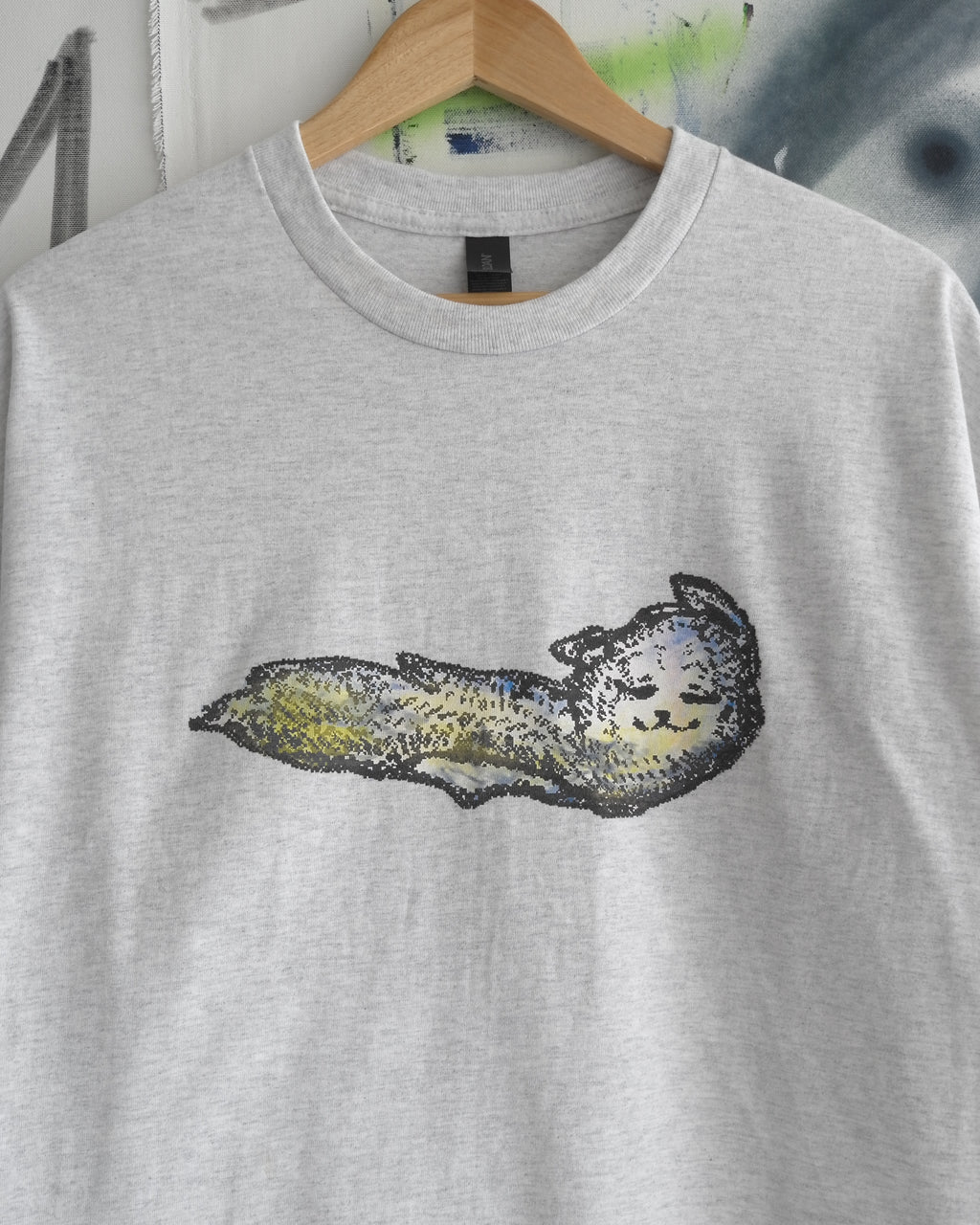 [Goodnight, puff] gray tee